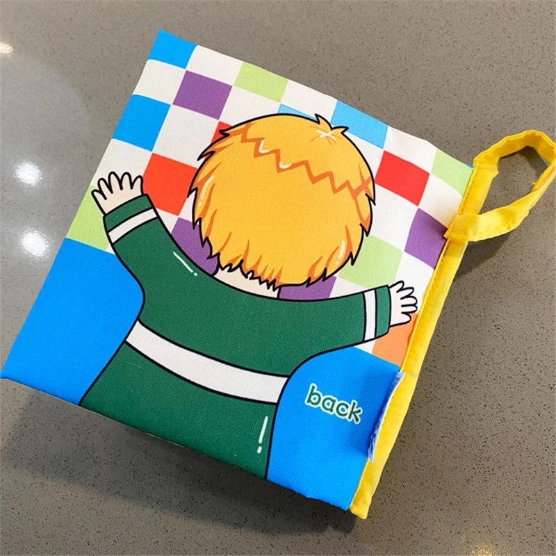 Baby Puzzle Fabric Books Parent-Child Interaction Early Learning Cloth Book 0-12 Months Ring Paper Develop Cognize Reading Toys