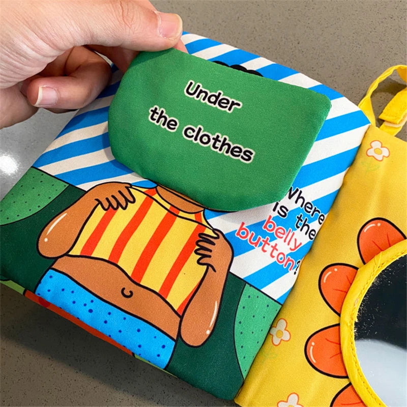 Baby Puzzle Fabric Books Parent-Child Interaction Early Learning Cloth Book 0-12 Months Ring Paper Develop Cognize Reading Toys