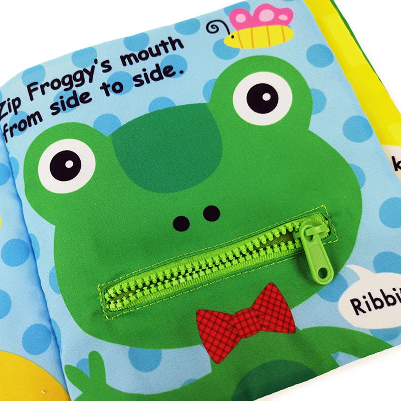 Baby Puzzle Fabric Books Parent-Child Interaction Early Learning Cloth Book 0-12 Months Ring Paper Develop Cognize Reading Toys