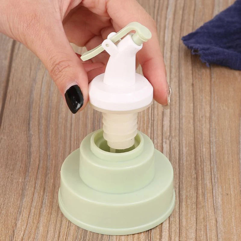 YOMDID Durable Bottle Cap Stopper For Oil Bottle Seasoning Bottle Sauce Vinegar Oil Nozzle Sprayer Sealed Lid Kitchen Utensils