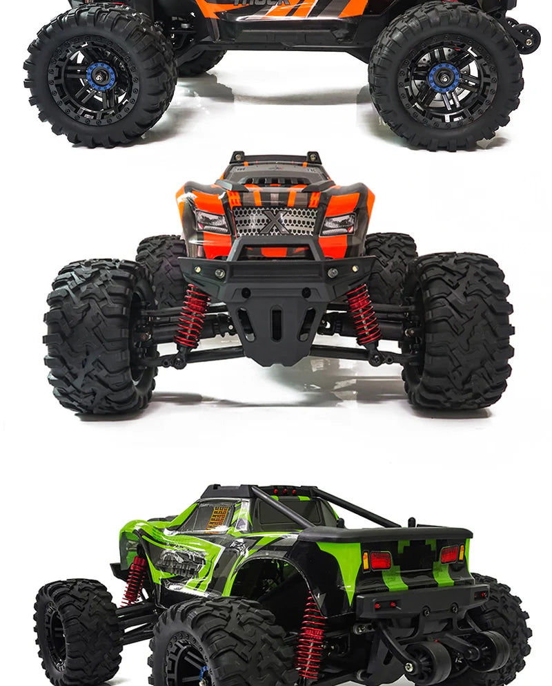 RC Car 1/10 4WD 2.4G Remote Control Car 550 Carbon Brush Strong Motor Drift Off-Road Desert Racing Car Remote Truck Toys