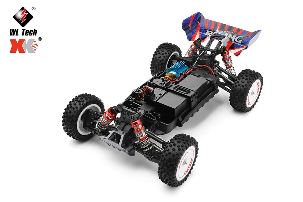 WLtoys 124017 75KM/H 124019 55KM/H 124008 60KM/H 2.4G RC Car Brushless 4WD Electric High Speed Drift Remote Control Toys 3000mAh