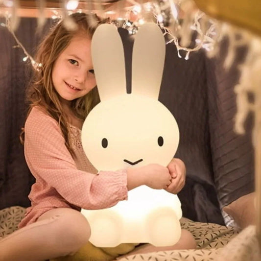 Rabbit  Mood Light LED Desk Lamp Cute Cartoon Children's Gift Bedroom Bedside Light Living Room Floor Light