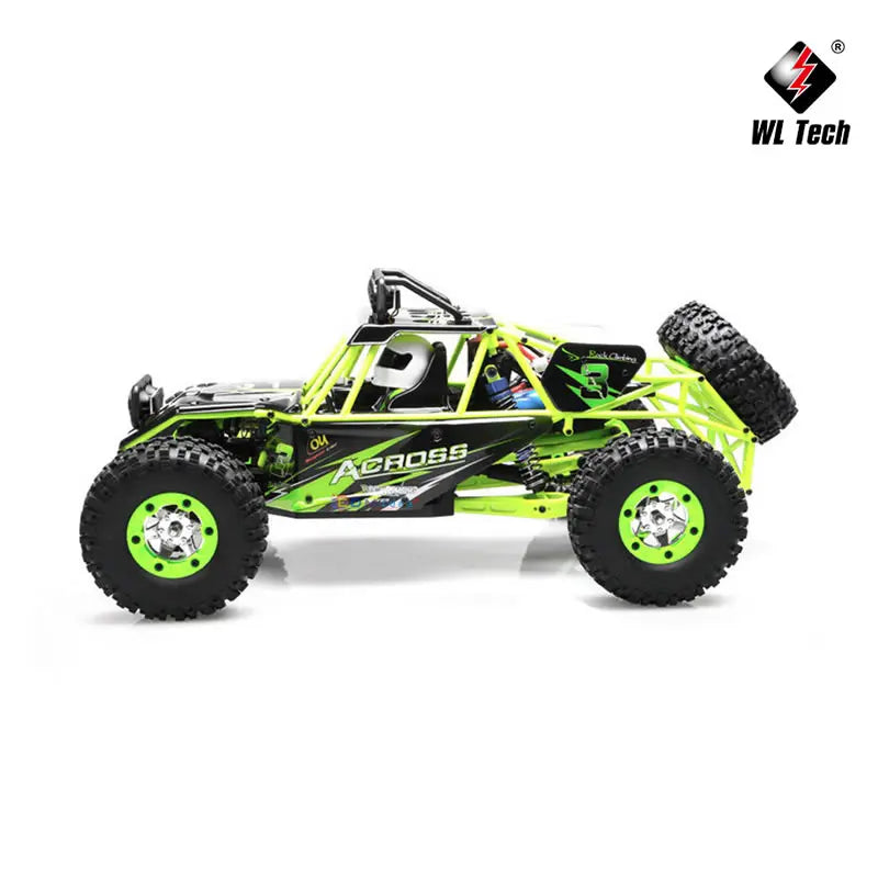 WL 12428 WLtoys 1/12 4WD RC Racing Car High Speed Off-Road Remote Control Alloy Climbing Truck LED Light Buggy Toys Kids Gift