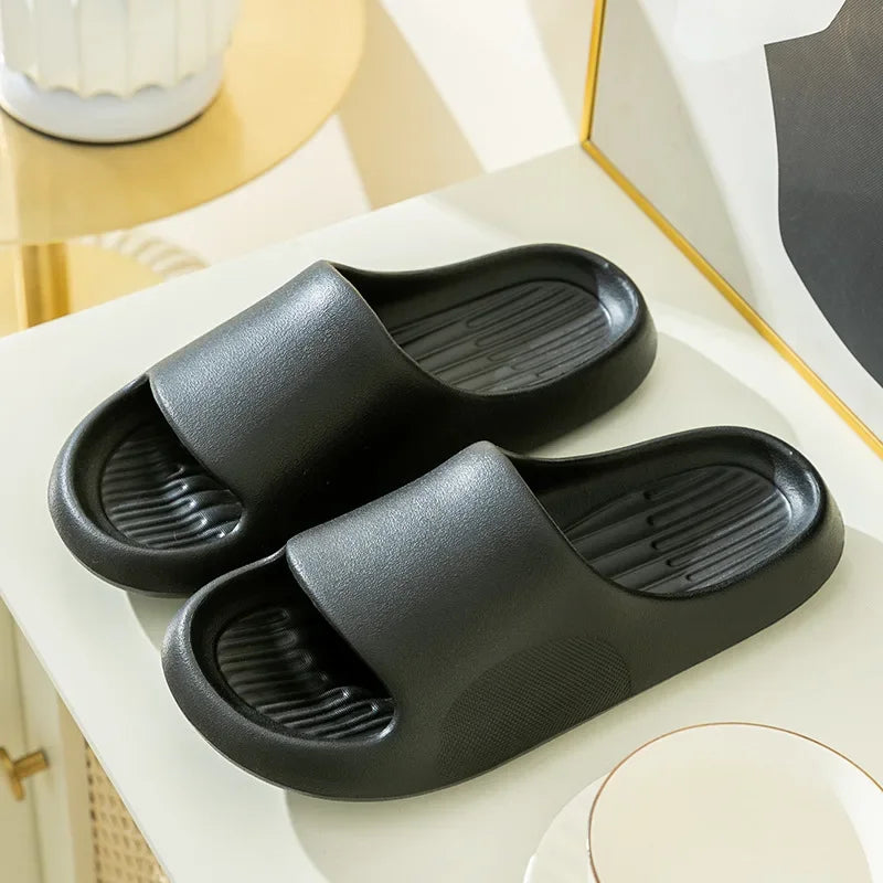 Big Size 50 51 Men Flip Flops Women Soft Sole Platform Slides Summer Beach Sandals Couples Slippers Home Non Slip Bathroom Shoe