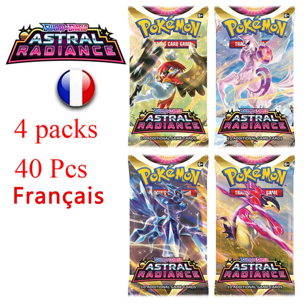 Newest Pokemon Cards French PokemonTEMPORAL FORCES LOST ORIGIN Booster Box  PERDUE Fusion Trading Card Game Collection Cards Toy