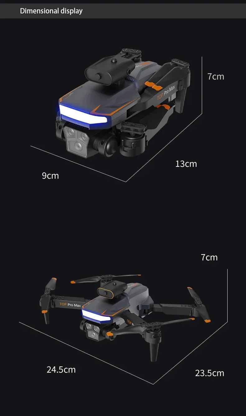 Lenovo P18 Pro Drone 8k Gps Hd Triple Camera Gps Positioning Optical Flow Obstacle Avoidance Photography Rc Quadcopter 10000m