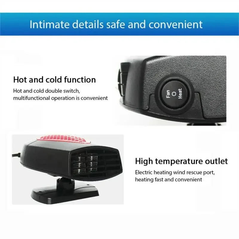 12V 150W Car Air Heater Universal Winter Windshield Defroster Defogger Auto Electric Heater Warmer Electrical Appliances