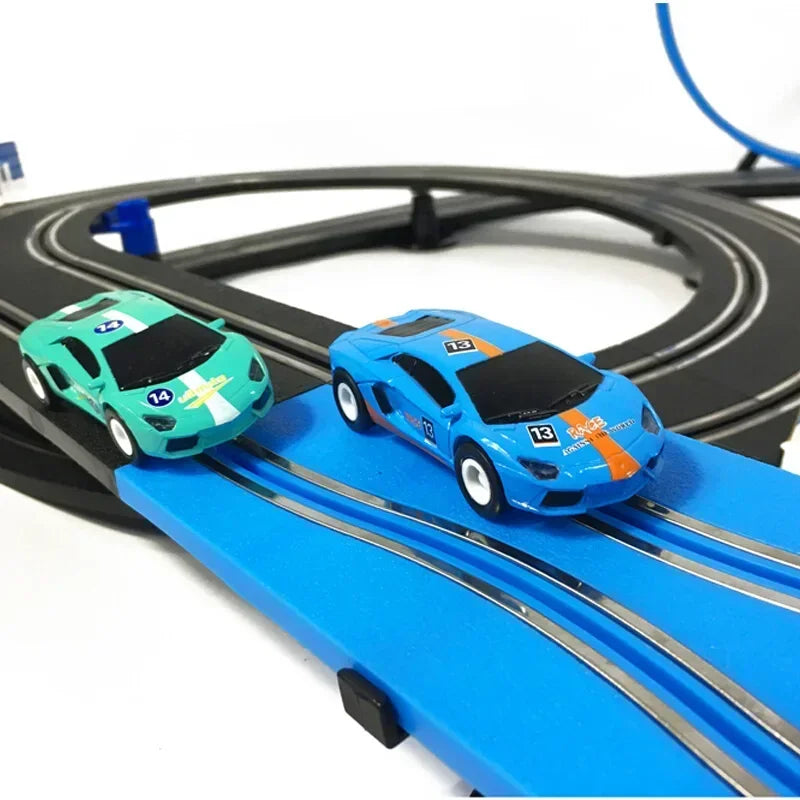 Rc Toy Set Racing Track Electric Double Remote Control Car Interactive Autorama Circuit Voiture Christmas Toy For Boy Children