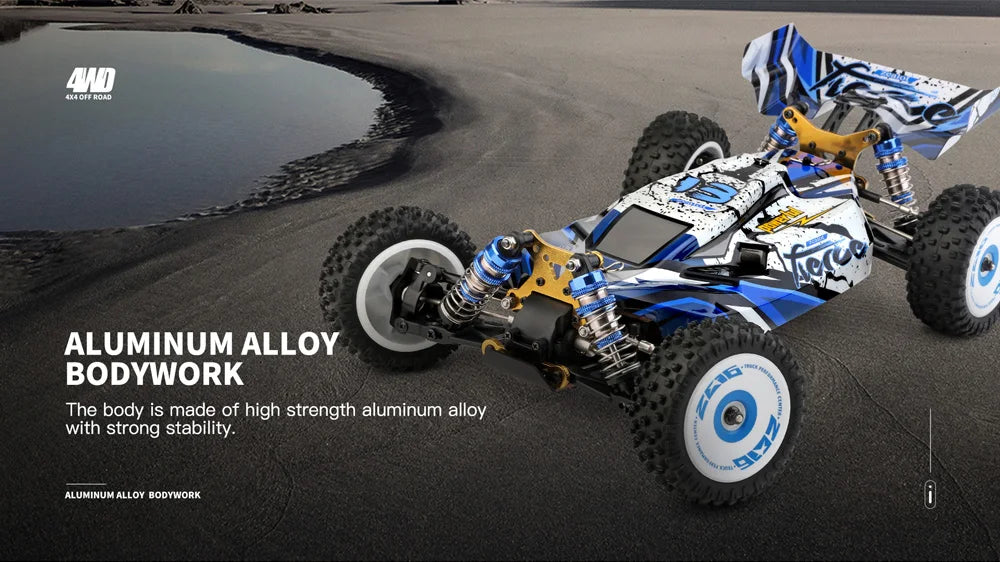 WLtoys 124017 75KM/H 124019 55KM/H 124008 60KM/H 2.4G RC Car Brushless 4WD Electric High Speed Drift Remote Control Toys 3000mAh