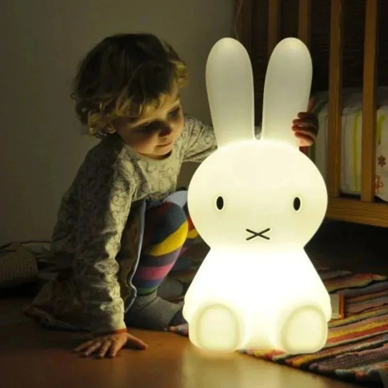 Rabbit  Mood Light LED Desk Lamp Cute Cartoon Children's Gift Bedroom Bedside Light Living Room Floor Light