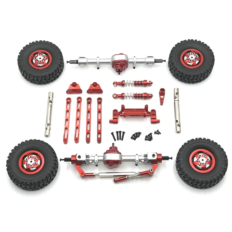 Upgraded MN82 RC Car 1/12 Metal Parts Pick Up 2.4G 4WD Off-road Crawler Remote Control Vehicle Toys for Children Kids