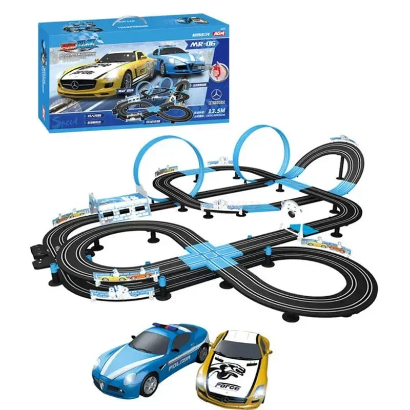 Rc Toy Set Racing Track Electric Double Remote Control Car Interactive Autorama Circuit Voiture Christmas Toy For Boy Children