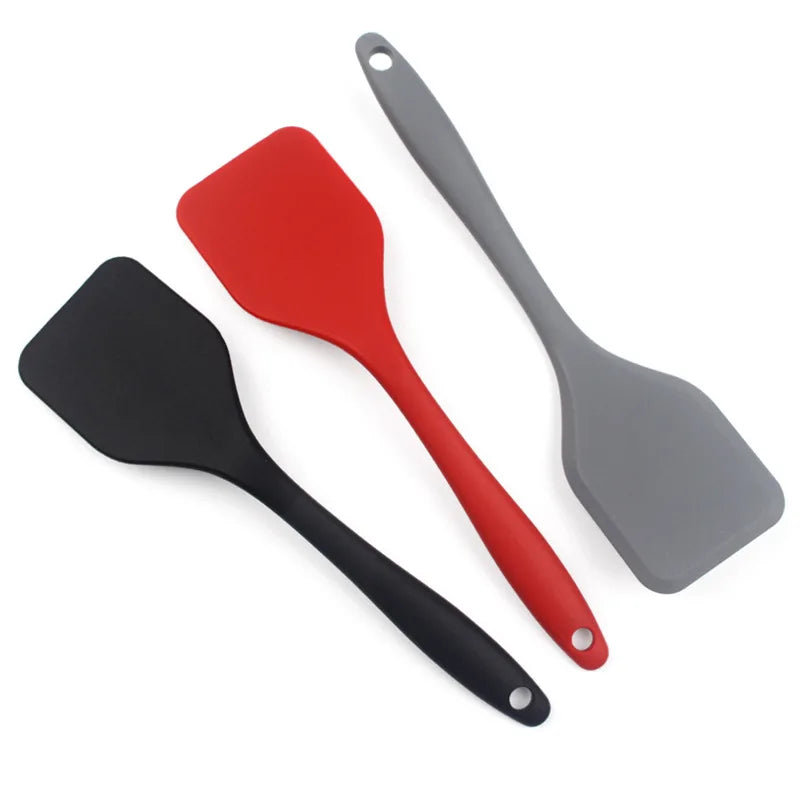 Silicone Spatula Shovel Frying Heat Resistant Cooking Spatula Non-stick Small Shovel Home Kitchen Cooking Utensils Shovel