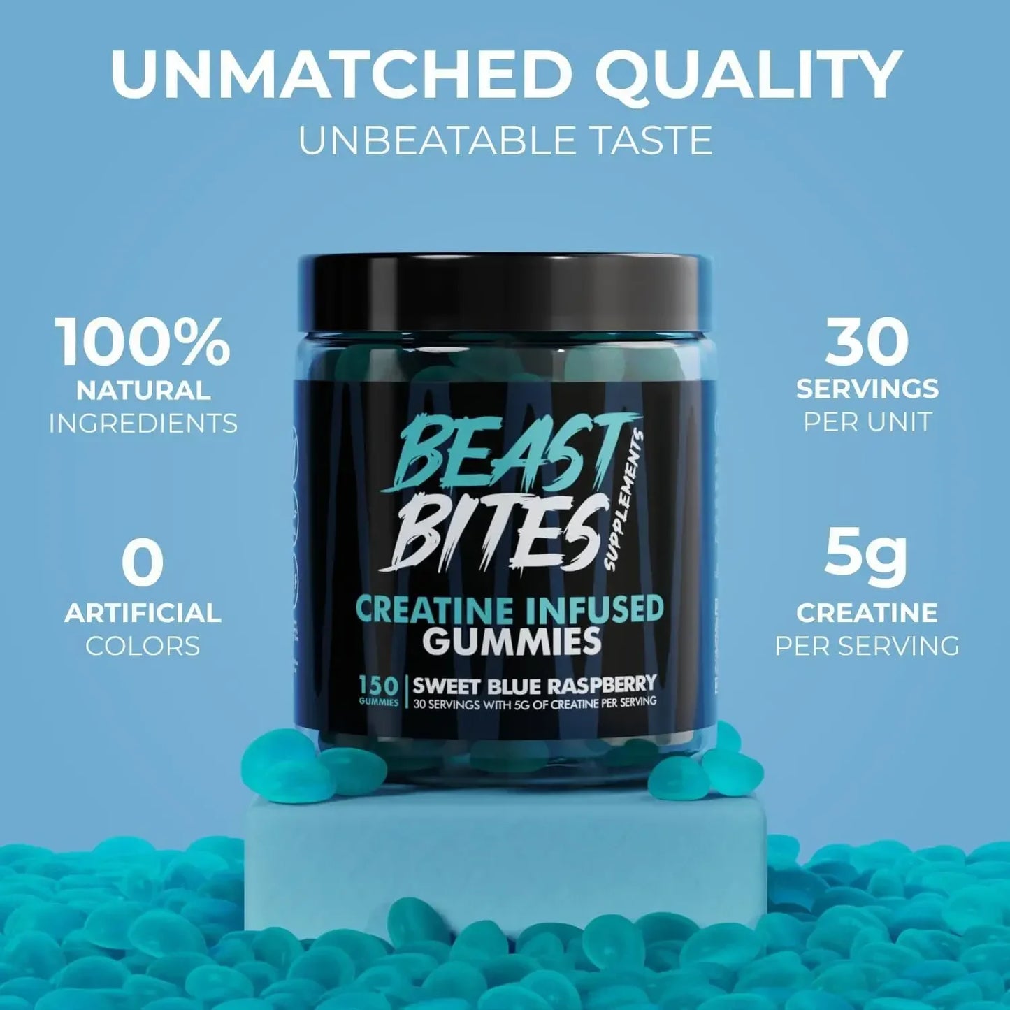 Creatine Monohydrate enhance energy, endurance, improve endurance Non-GMO, Gluten-Free