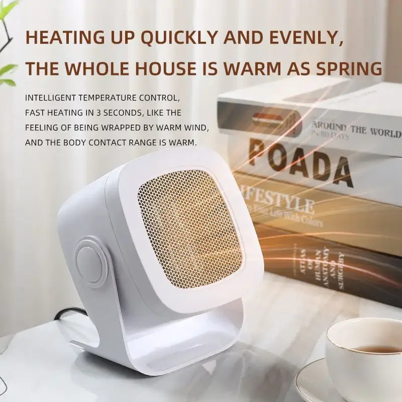 110V 220V Electric Fan Heater Portable Home Heater Fast Heating Desktop Heater for Winter Warming Machine Warm Hands and Feet