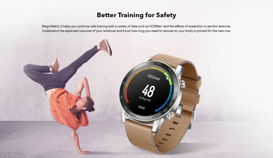 Honor Magic Watch 2 46mm Intelligent Sports Bluetooth Call Music Heart NFC Heart Rate Blood Oxygen Sleep Monitoring