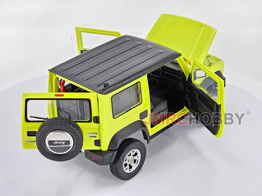 HG4-53 Pro Licensed SUZUKI JIMNY 1/16 Scale 2.4GRemote Control Car Simulation Light Sound Smoke Systerm Proportional RC Crawler