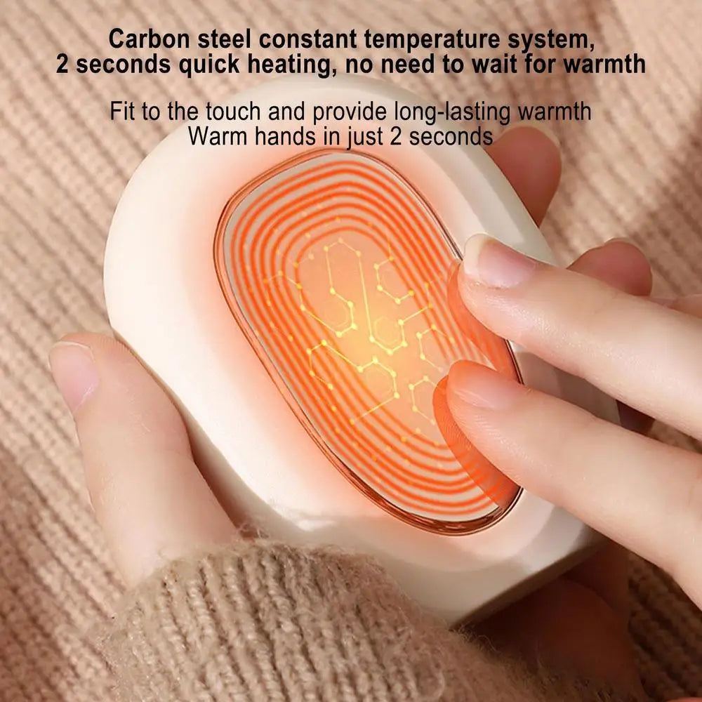 USB Hand Heaters Overheating Protective Portable Hand Warmers Thermostatic Heating Hands Care Products For Home Camping Working