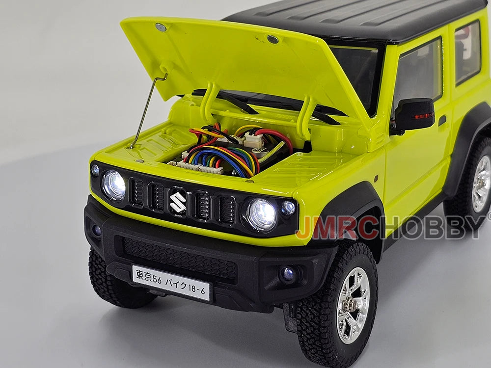 HG4-53 Pro Licensed SUZUKI JIMNY 1/16 Scale 2.4GRemote Control Car Simulation Light Sound Smoke Systerm Proportional RC Crawler