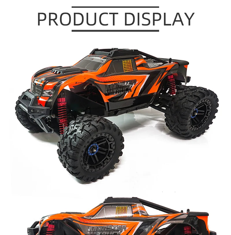 RC Car 1/10 4WD 2.4G Remote Control Car 550 Carbon Brush Strong Motor Drift Off-Road Desert Racing Car Remote Truck Toys