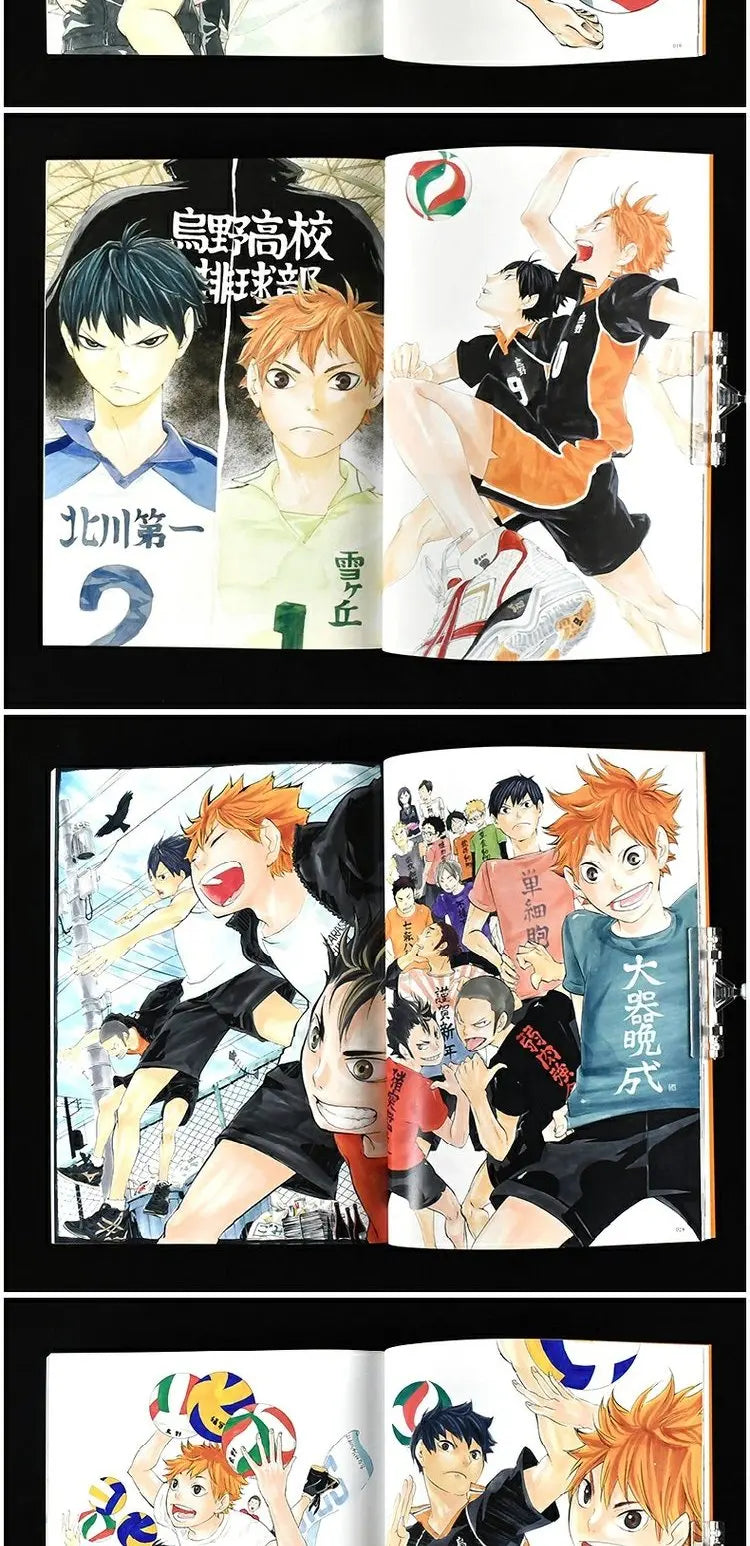 Japan Anime Haikyu!! Art Collection Cartoon Manga Book Japanese Edition Comic Official Formula Set Book Hinata Shoyo