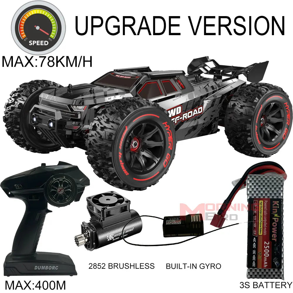 MJX Hyper Go 14209 14210  1/14 High Speed RC Car  2.4G Remote Control  Brushless 4WD Off-road Racing Electric Truck