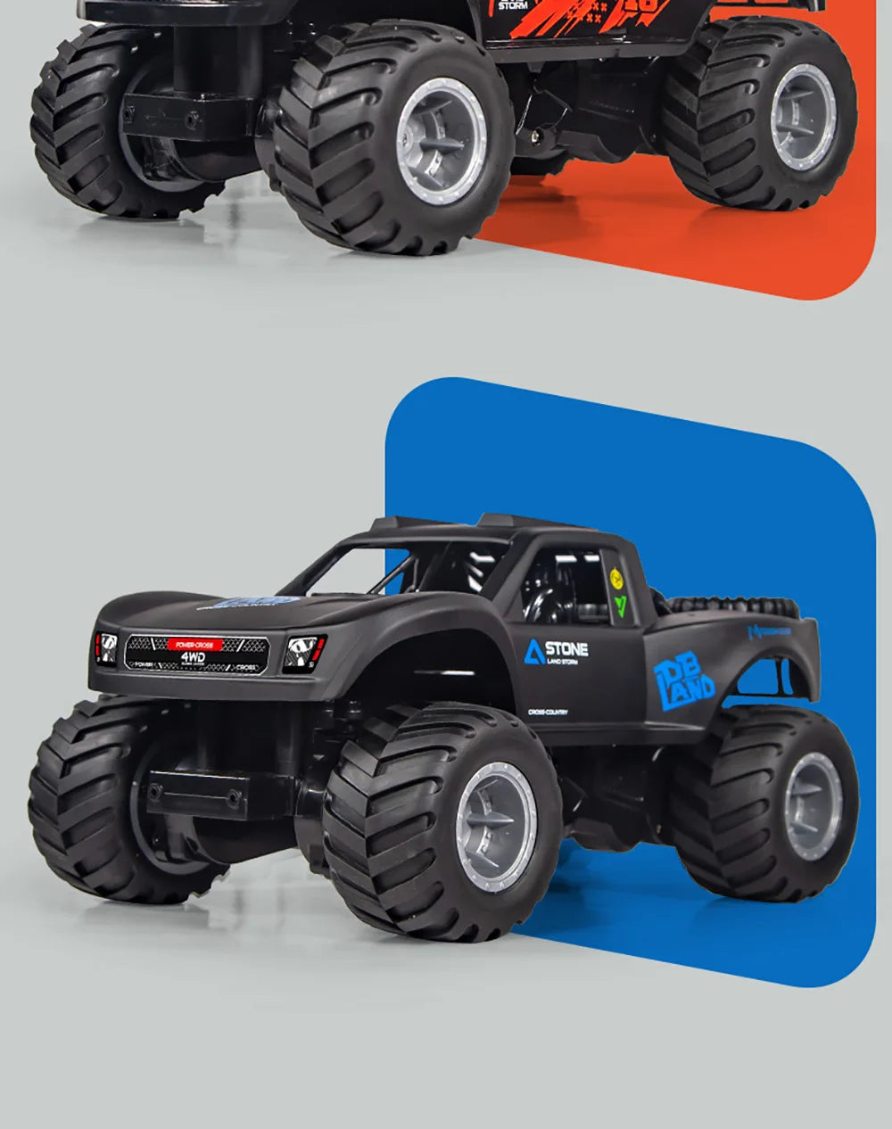 Q156 Amphibious 4WD RC Car 2.4G Off Road Remote Control Cars Waterproof Climbing Vehicle Drift Monster Truck for Kids Toys