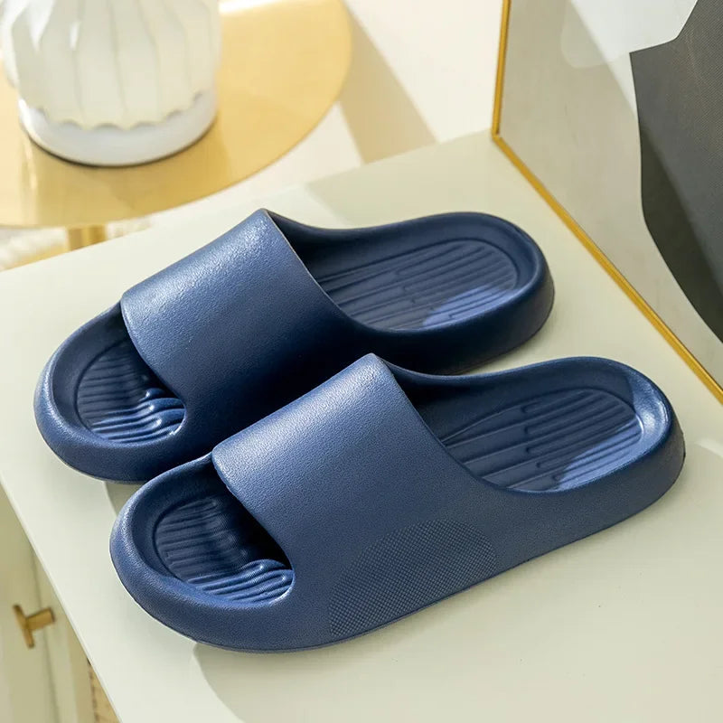 Big Size 50 51 Men Flip Flops Women Soft Sole Platform Slides Summer Beach Sandals Couples Slippers Home Non Slip Bathroom Shoe