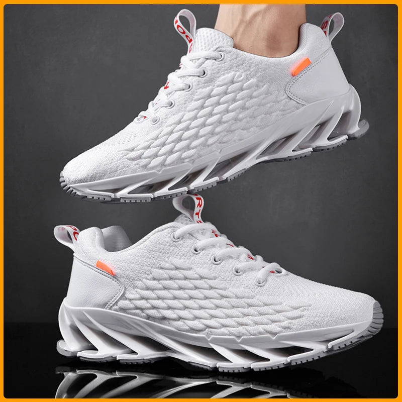 Xiaomi Youpin Sneakers Men Outdoor Run Non Slip Casual Shoes Comfortable Fly Woven Mesh Hard Wearing Footwear Large Size 39-47