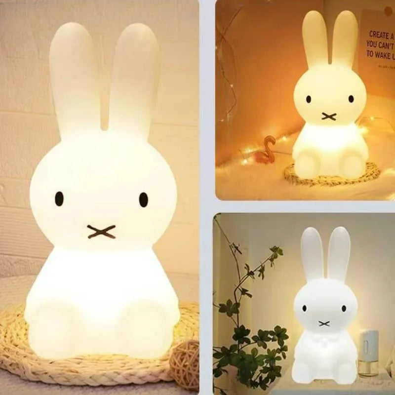 Rabbit  Mood Light LED Desk Lamp Cute Cartoon Children's Gift Bedroom Bedside Light Living Room Floor Light