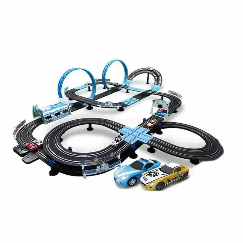 Rc Toy Set Racing Track Electric Double Remote Control Car Interactive Autorama Circuit Voiture Christmas Toy For Boy Children