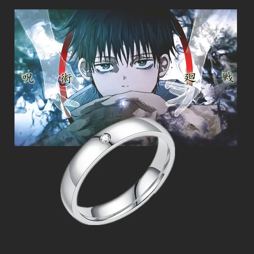 Anime Jujutsu Kaisen Yuta Okkotsu Rings Cosplay Props Men Women Ring Jewelry Accessories Gifts