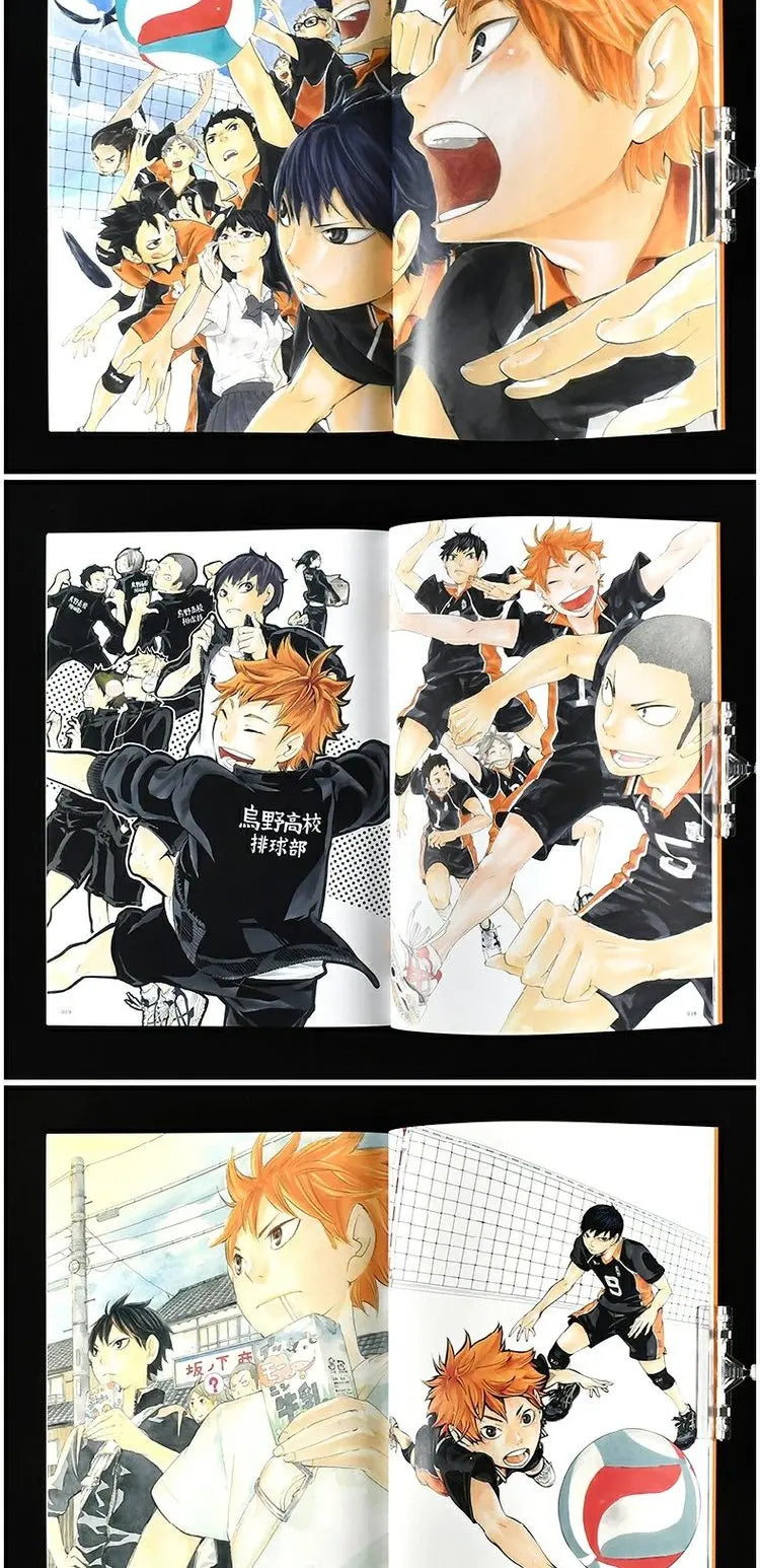 Japan Anime Haikyu!! Art Collection Cartoon Manga Book Japanese Edition Comic Official Formula Set Book Hinata Shoyo