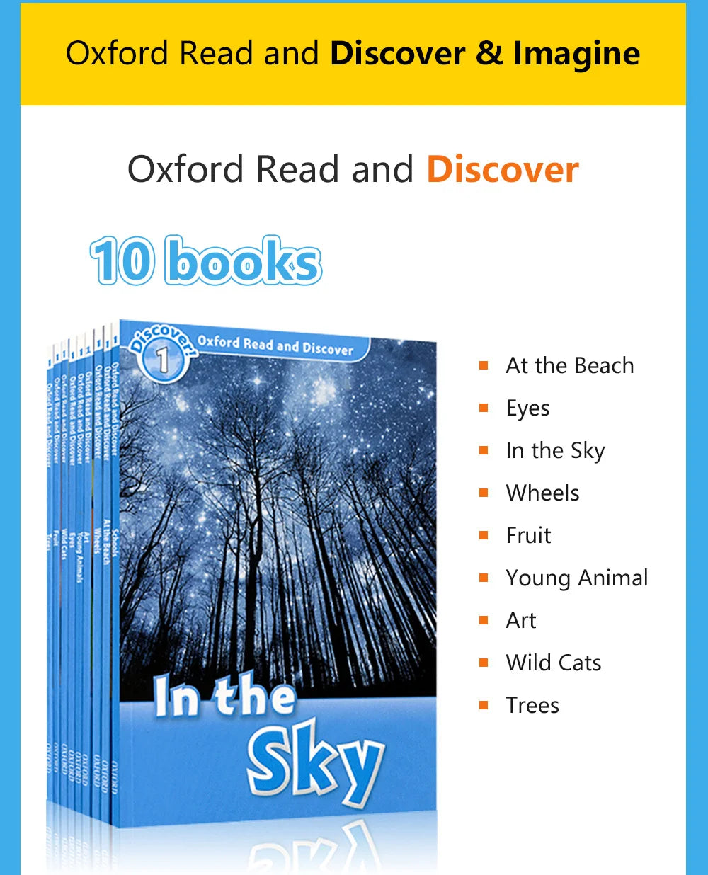 Oxford Read and Discover Level 1 In English Reading Learing Helping Child To Read Story Picture Books for Kids 20 Books/set