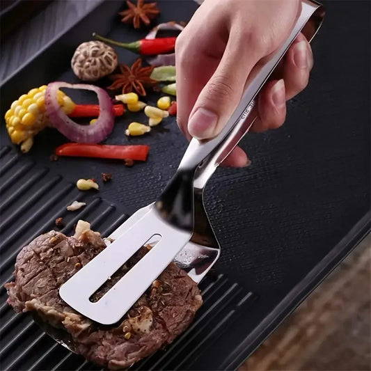 304 Stainless Steel Double-Sided Steak Clip Thick, BBQ, Fried, Fish, Bread, Barbecue,Multifunctional Kitchen Accessories ﻿