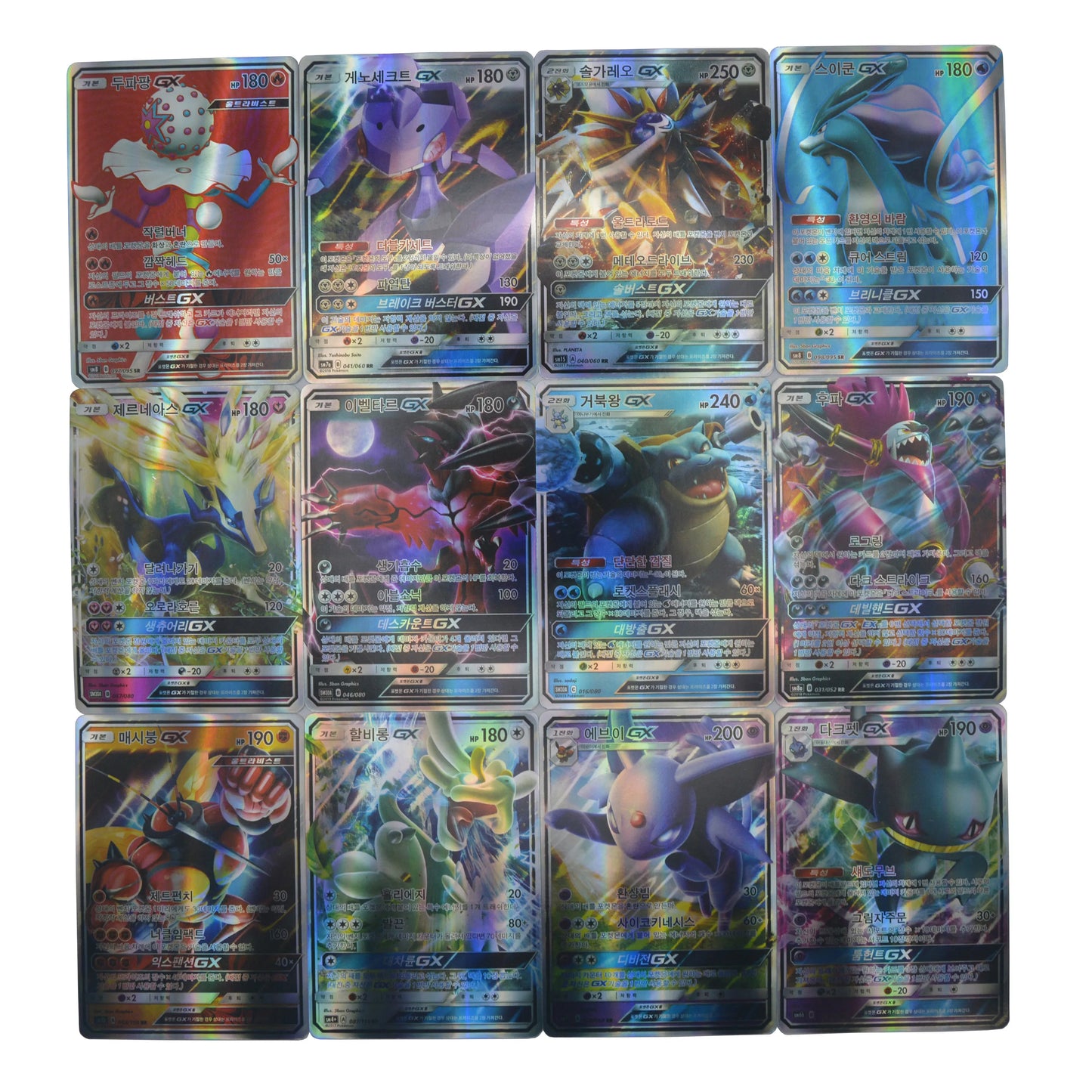 Korean Pokemon Cards 80PcsGX 20Pcs EX Limited CSR Arceus Shining Pokémon Pikachu Charizard Holographic Playing 포켓몬 한국인 Kids Gift