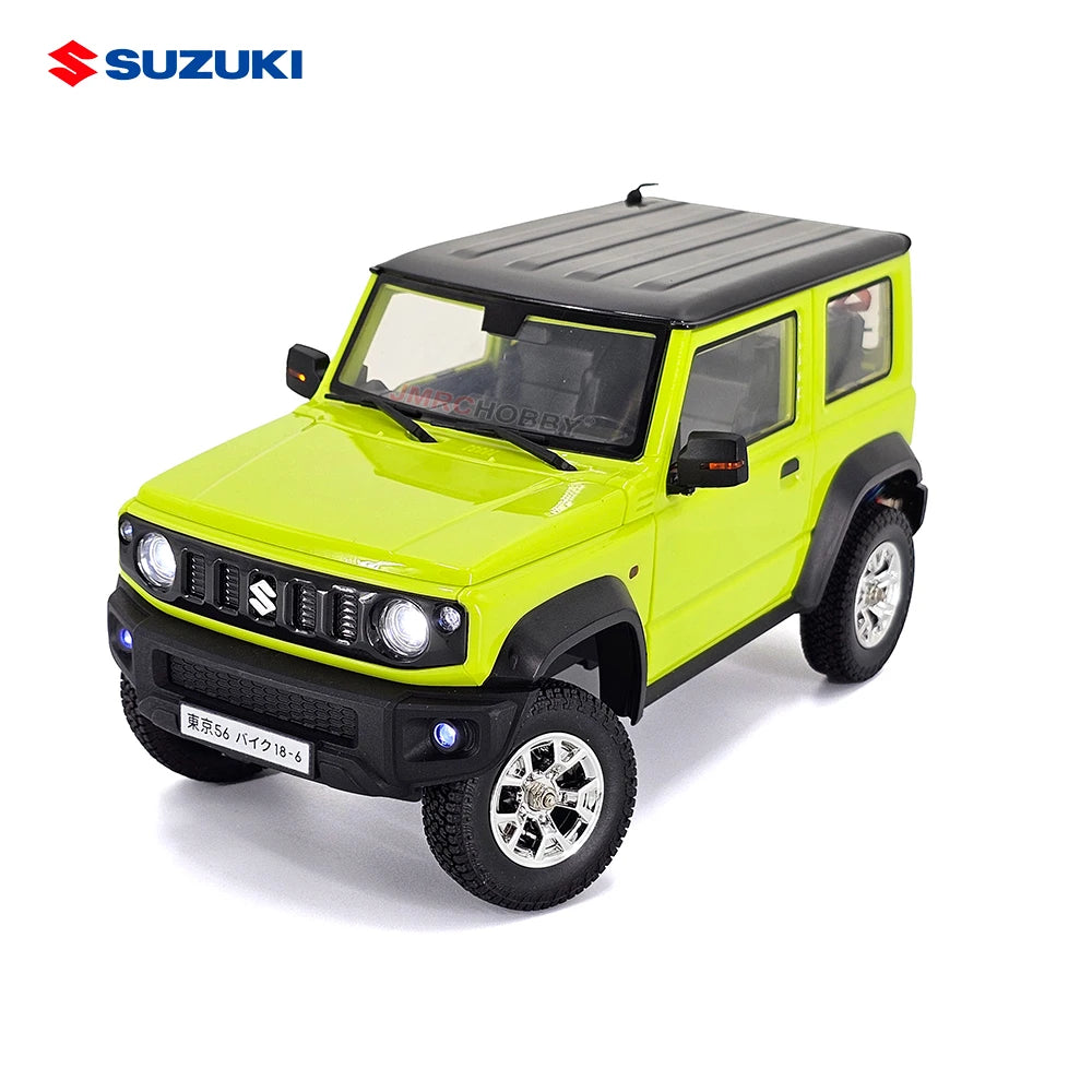 HG4-53 Pro Licensed SUZUKI JIMNY 1/16 Scale 2.4GRemote Control Car Simulation Light Sound Smoke Systerm Proportional RC Crawler