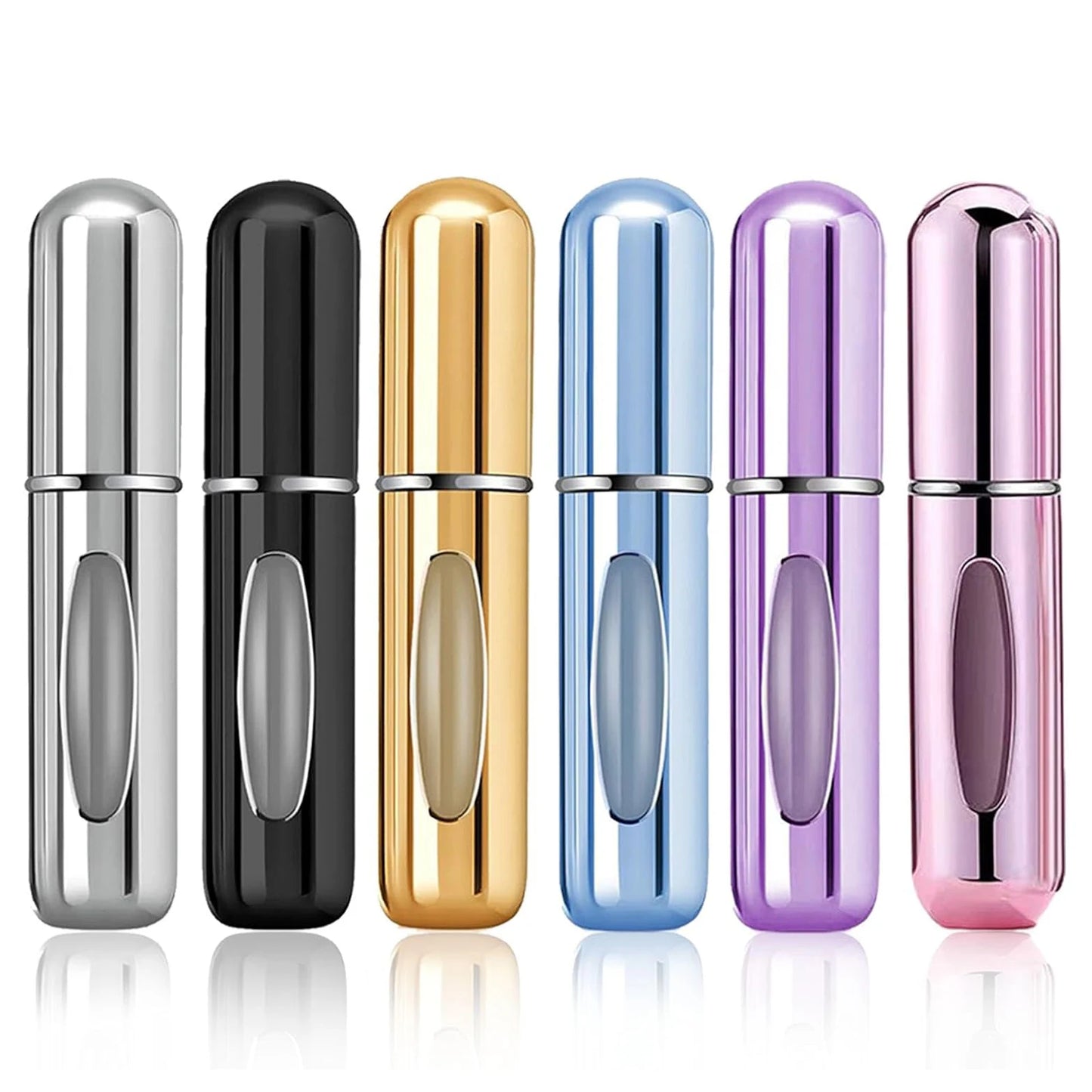 1/6Pcs/Set Travel Perfume Refill Bottle Portable Mini Atomizer Refillable Spray Rechargeable Pocket Dispenser Cologne Sprayer