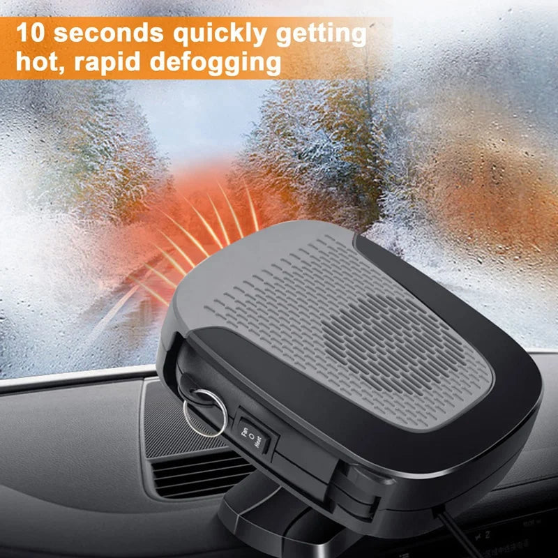 12V 150W Car Heater Portable Car Heater Fast Heating & Cooling Fan 2-In-1 Modes Windshield Defogger Car Heater Durable