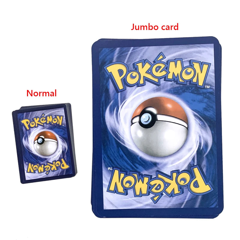 5-30 Pcs/set Pokemon Cards Jumbo Card Italian English Vmax GX Color Energy Card Pikachu Rare Collection Battle Trainer Boys Gift