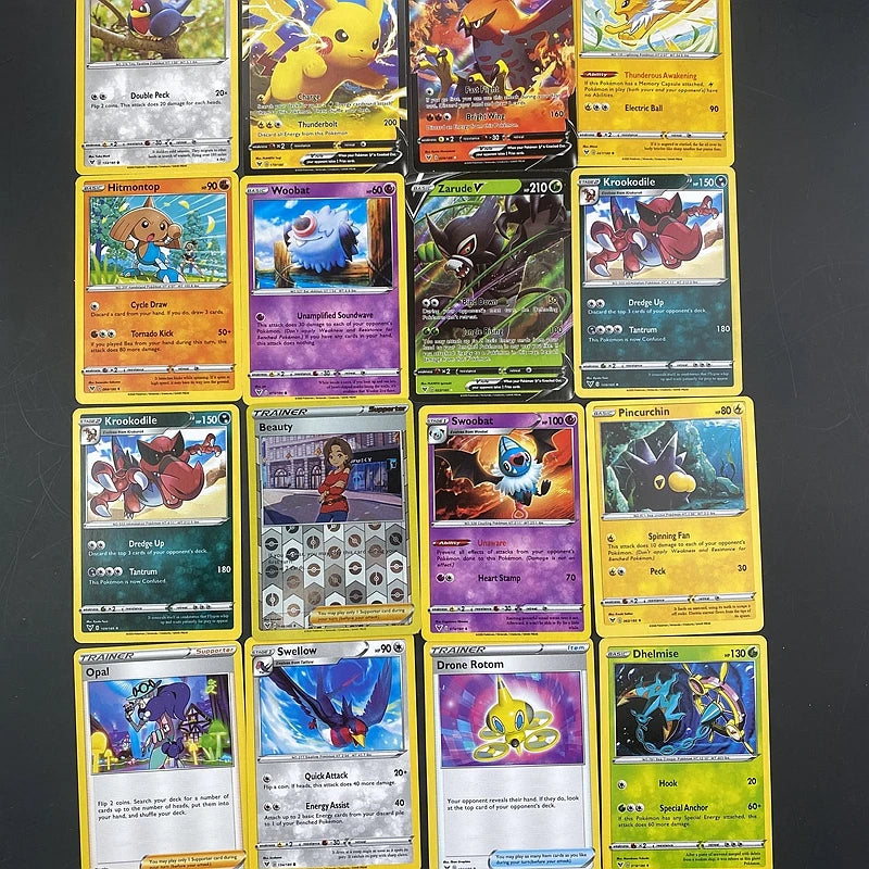 10/20Pcs Pokemon Cards Sun & Moon Lost Thunder English Trading Card Game Evolutions Booster Collectible Kids Toys Gift