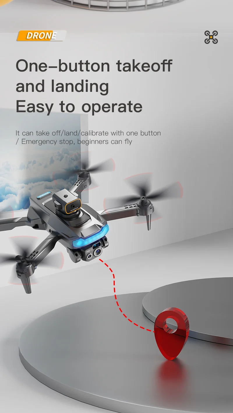 Lenovo New P15 Drone Professional 8K GPS Dual Camera 5G Obstacle Avoidance Optical Flow Positioning Brushless Upgraded RC 8000M