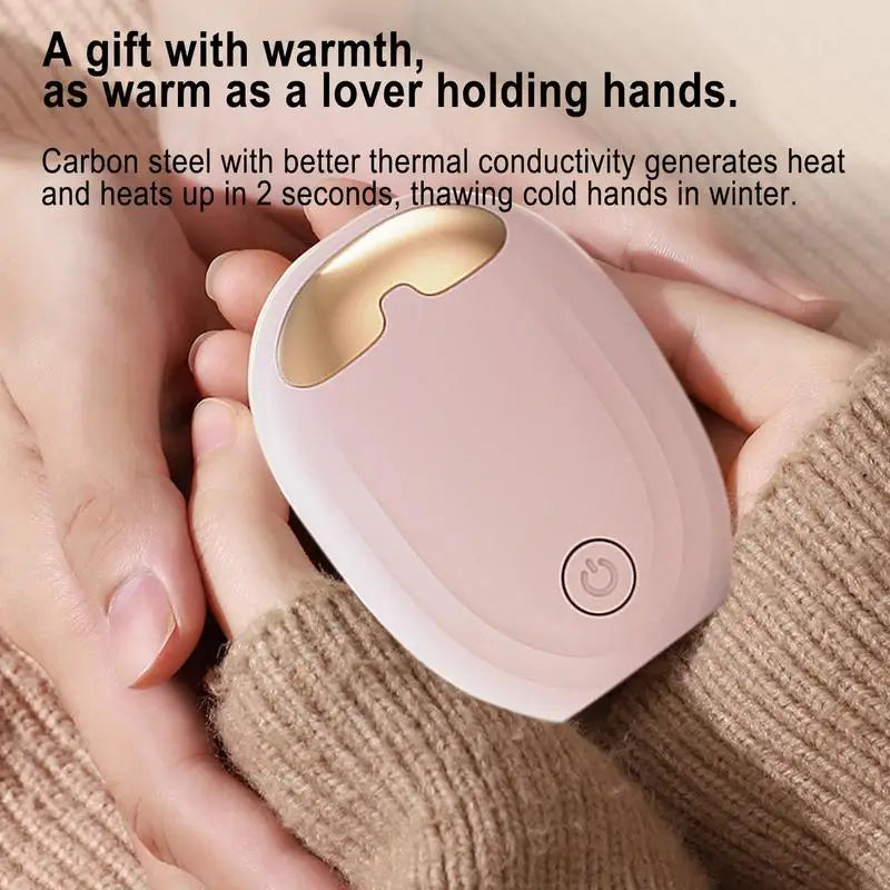 USB Hand Heaters Overheating Protective Portable Hand Warmers Thermostatic Heating Hands Care Products For Home Camping Working