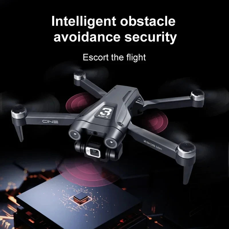 Lenovo Z908 Pro Max GPS Drone Brushless 8K HD Dual Camera Optical Flow Obstacle Avoidance Foldable Quadcopter RC Distance 9000M