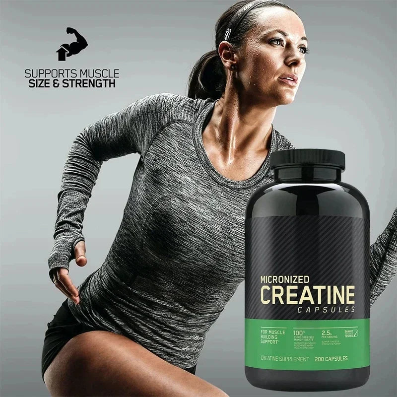 60 Capsules Creatine, Muscle Building creatine monohydrate power, performance and accelerate muscle growth Kreatin