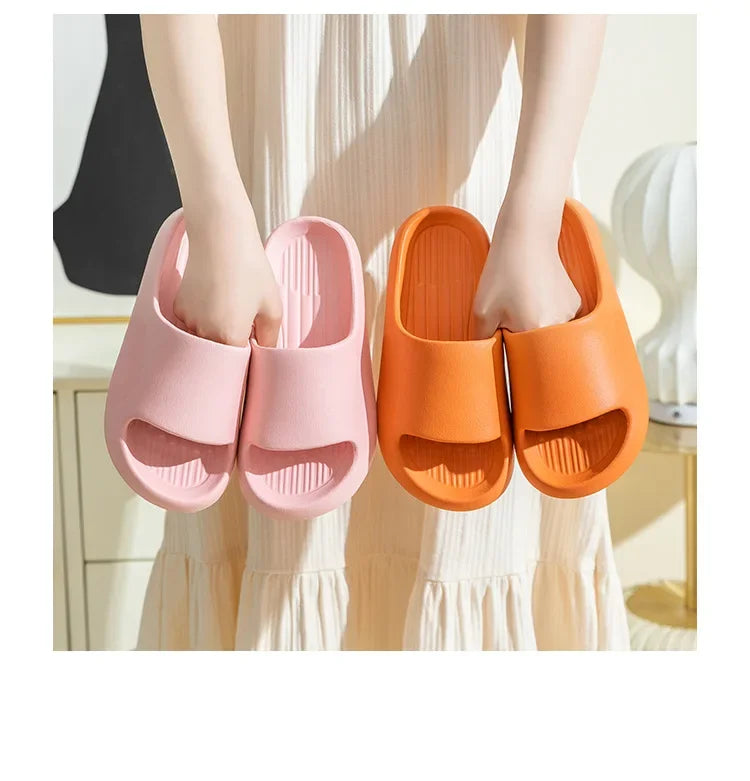 Big Size 50 51 Men Flip Flops Women Soft Sole Platform Slides Summer Beach Sandals Couples Slippers Home Non Slip Bathroom Shoe