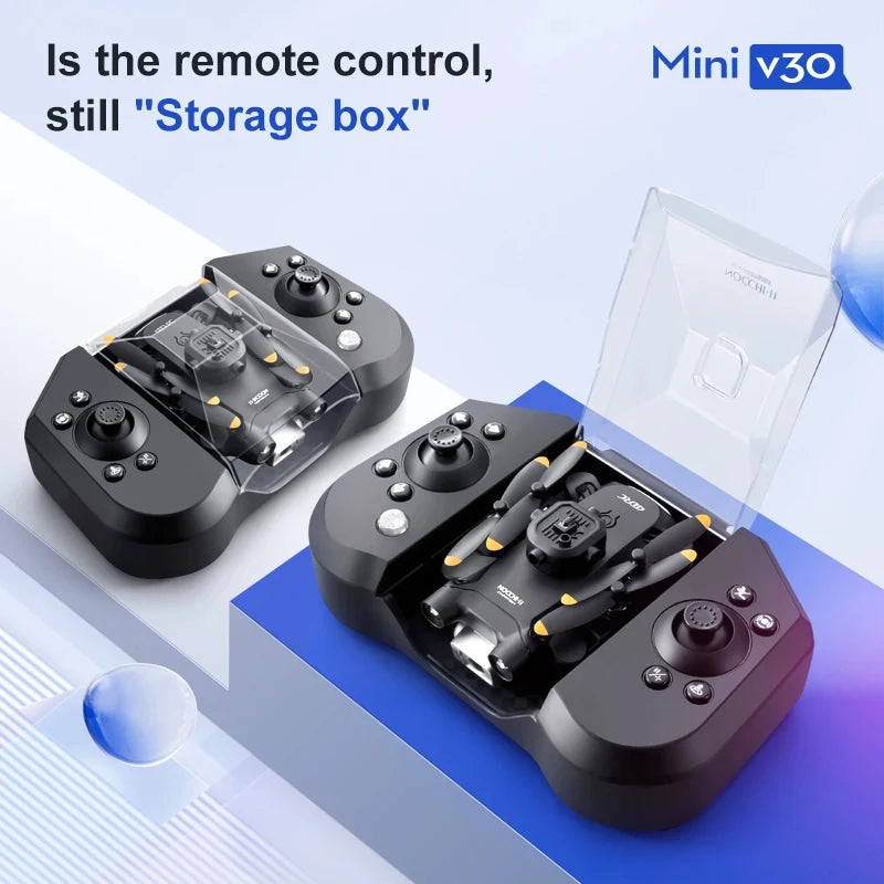 XIAOMI V30 Mini Drone 4DRC  with Camera HD 4K 1080P FPV RC Drones Profesional Five-sided Obstacle Avoidance Helicopter Drone Toy