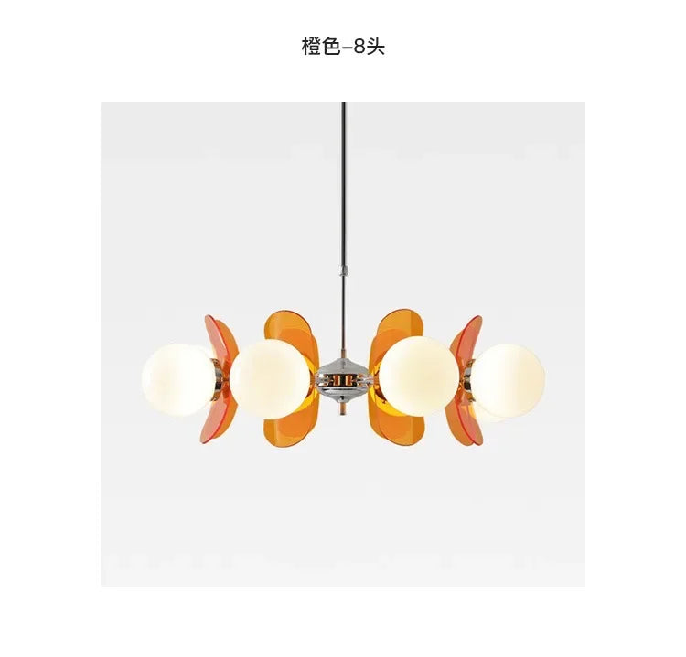 Nordic Middle Ancient Acrylic Beans Pendant Lamp Living Room Dining Room Study Restaurant Children's Bedroom Bauhaus Chandeliers