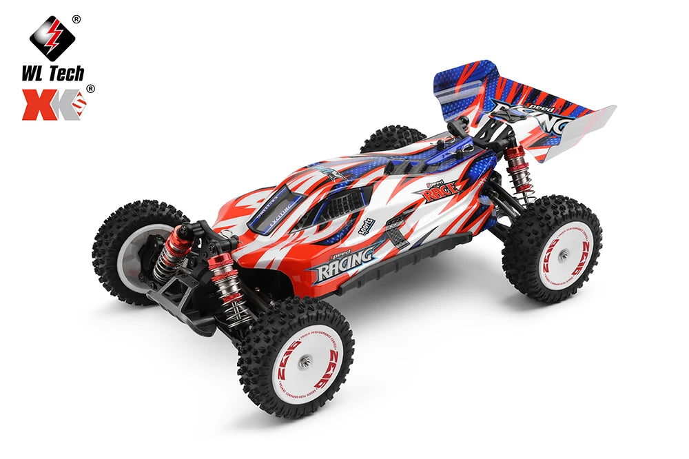 WLtoys 124017 75KM/H 124019 55KM/H 124008 60KM/H 2.4G RC Car Brushless 4WD Electric High Speed Drift Remote Control Toys 3000mAh